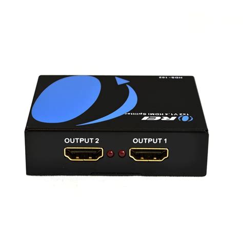 Orei Hds 102 1x2 Powered 1080p V14 Certified Hdmi Splitter With Full