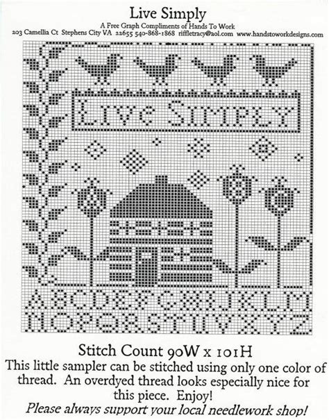 Image Result For Live Simply Hands To Work Cross Stitch Cross Stitch