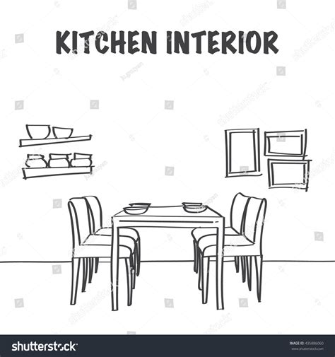 43050 Kitchen Table Drawing Images Stock Photos And Vectors Shutterstock