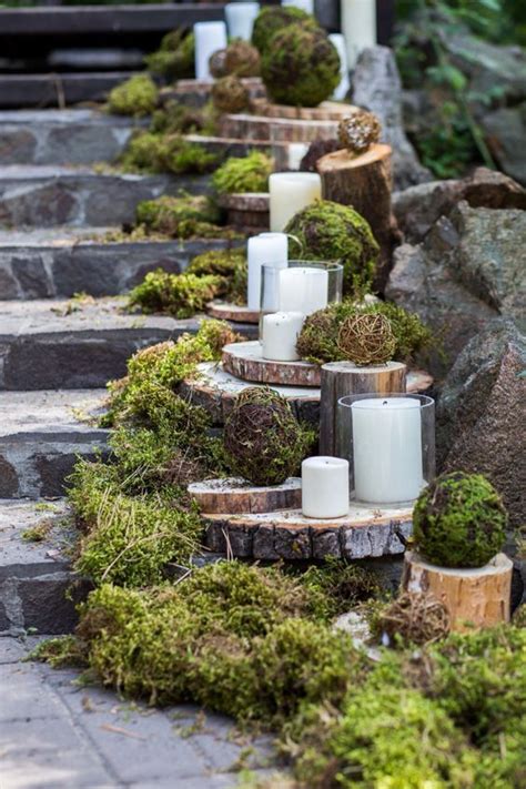 65 Greenery Woodland Moss Wedding Ideas Tree Stump