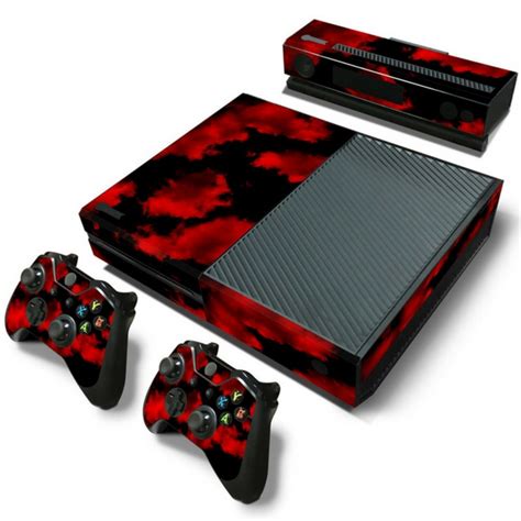 Army Camouflage Red Xbox One Console Skins Xbox One Console Skins