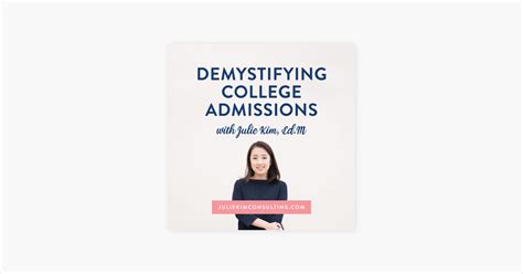 ‎demystifying College Admissions On Apple Podcasts