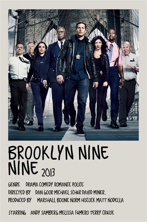 Brooklyn Nine Nine Poster Minimalist Design