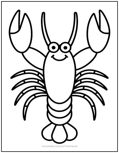 Lobster Coloring Pages