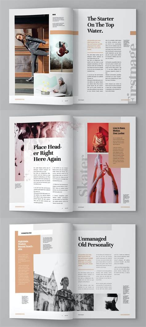 Creative Magazine Template Indesign Magazine Layout Inspiration Book