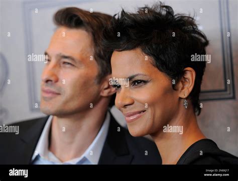 Actress Halle Berry Poses With Her Fiance Olivier Martinez At Varietys 4th Annual Power Of