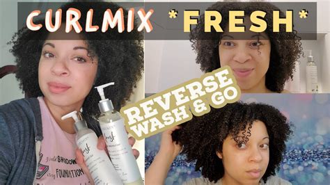 Reverse Wash And Go On Type 4 Hair Ft Curlmix Fresh Youtube