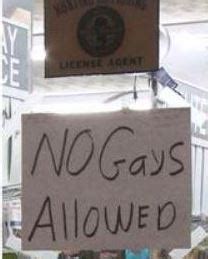 Tennessee Store No Gays Allowed Joe My God
