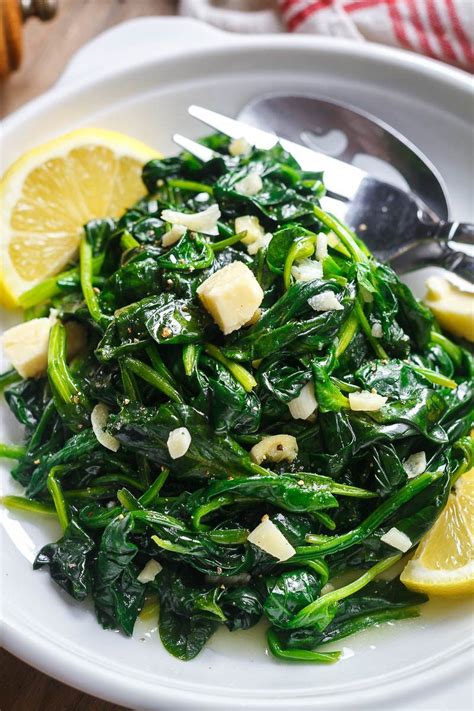 Garlic Butter Sauteed Spinach Spinach Recipes Side Spinach Recipes