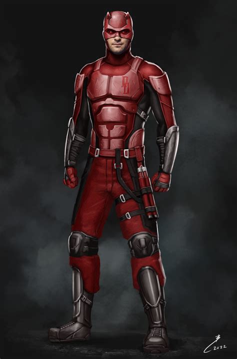 Artstation Daredevil Suit Concept