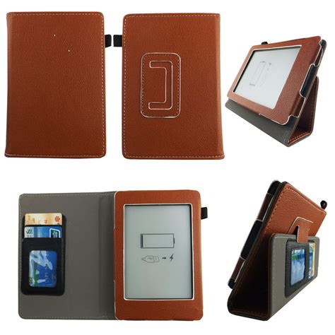 for kindle paperwhite case 6 inch slim thinnest pu leather folio stand book style cover travel e