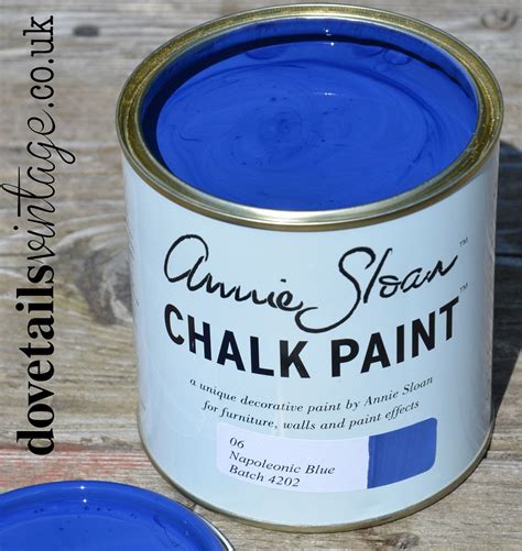 Napoleonic Blue Chalk Paint By Annie Sloan 1 Litre Pot Dovetails