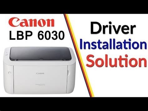 The limited warranty set forth below is given by canon u.s.a., inc. تعريف طابعة كانون Lbp6030 6040 6018l