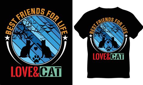 Cat Lover T Shirt Design 22524669 Vector Art At Vecteezy