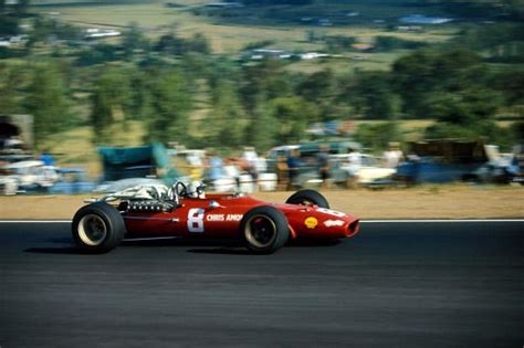 Chris Amon Ferrari 31267 1968 South African Gp Kyalami Grand Prix