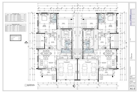 bedroom duplex house plan family duplex  bed duplex floor plan