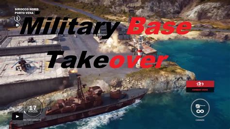 Just Cause 3 Military Base Take Over Youtube