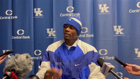 Post Game Interview With Oscar Tshiebwe Following Kentucky 86 54