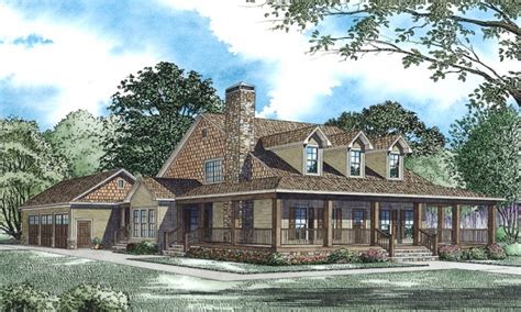 Find small country farmhouses, southern homes & more with wrap around porch. Cabin House Plans with Wrap around Porch Rustic Cabin ...