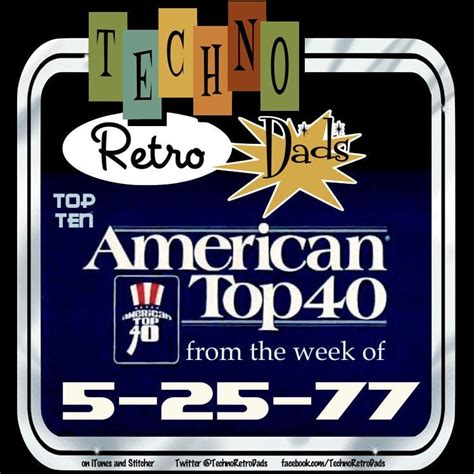 Technoretro Dads American Top 40 For Week Of 25 May 1977