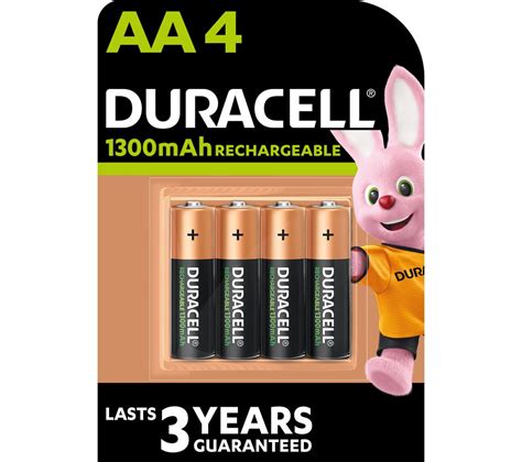 Duracell Aa Nimh Rechargeable Batteries Pack Of 4 Fast Delivery