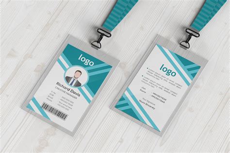 Corporate Id Card Free Corporate Id Card Design Template