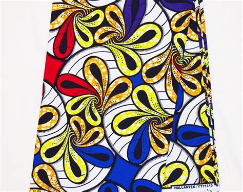 Ankara African Fabric By The Yard Wax Print Fabric African Etsy