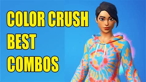 Color Cursh Best Combos In Fortnite Youtube