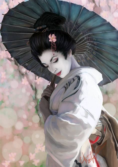 Geisha Geisha Drawing Geisha Illustration