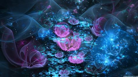 3d Abstract Wallpaper Flowers Wallpaper Background 1600 X 1000 Images