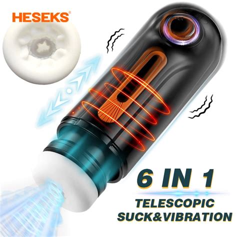 Heseks Male Masturbator Powerful Vibrating Thrusting Blowjob Sucking