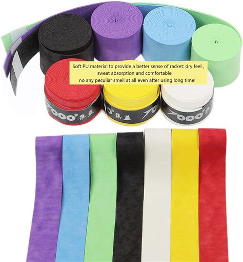 Gristor Tennis Racket Grip Tape 6 Pack Dry Feel Tennis Grips