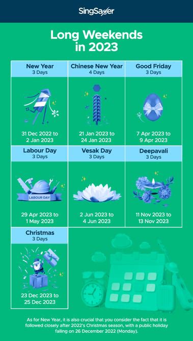 Singapore Public Holidays 2023 How To Best Utilise Your Annual Leave