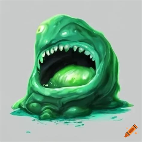 Green Slime Monster In Fantasy Role Playing Game Theme On Craiyon