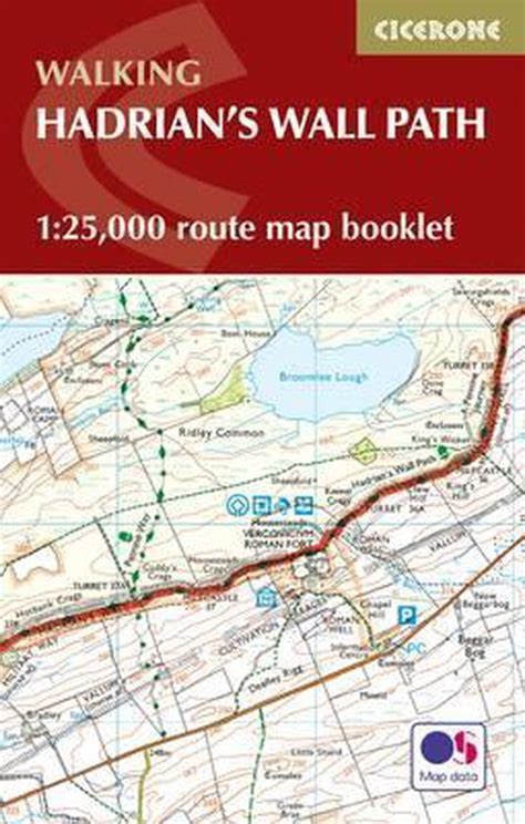 Hadrians Wall Path Map Booklet Mark Richards 9781852848934 Livres