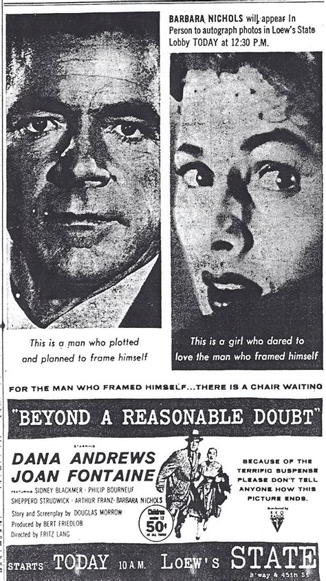 Beyond A Reasonable Doubt 1956 Film Alchetron The Free Social