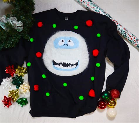 Ugly Christmas Sweater Jazzy Sweatshirt Abominable Snowman Christmas Sweater Christmas Jumper