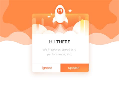 The App Popup Of New Version Update By Chamon On Dribbble