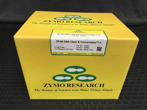 Zymo Zr 96 Dna Clean And Concentrator 5 Pcr Purification Kit 5ug 96 Well