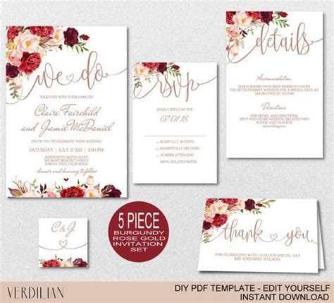 How do you create your own invitation? Printable Do It Yourself Wedding Invitations Templates - If You Really Want To Know Look In The ...