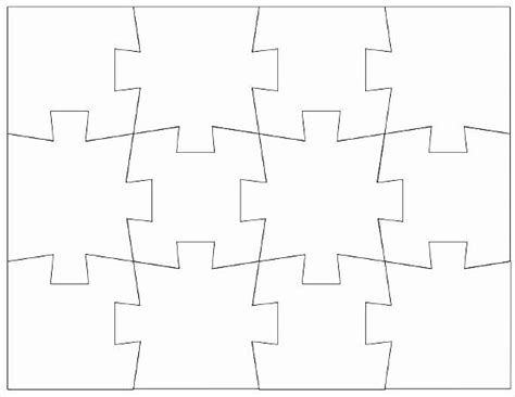 Puzzle Pieces Template for Word Awesome Jigsaw Puzzle Template Piece