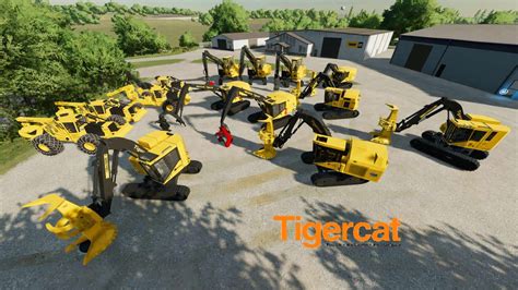 Fs Aj Deere Tigercat Buncher Pack V Fs Forklifts Excavators