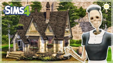 A House For Bonehilda 💀 The Sims 4 Speedbuild No Cc Youtube