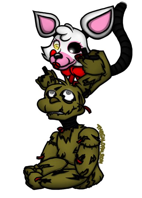 Mangle And Springtrap By Ronsiturvy On Deviantart