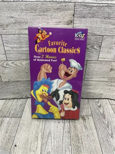 Favorite Cartoon Classics W Popeye And Casper Vhs 1996 Celebrity Home