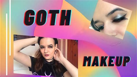 Goth Makeup Look 🖤 Youtube