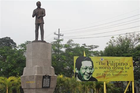 Former philippine president benigno aquino has died of renal failure after being hospitalized in manila. Jason Montio's blogger: Cory and Ninoy Aquino statue in Manila