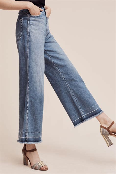 Ag Jeans Yvette High Rise Crop Jeans In Blue Lyst