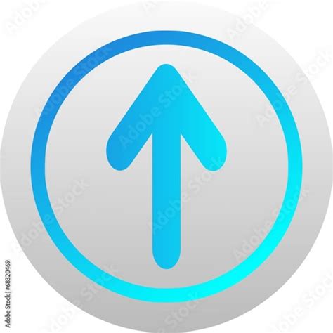 Arrow Up Back To Top Icon Vector Stock Image And Royalty Free