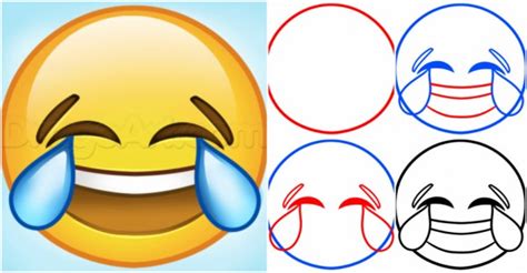 How To Draw Laughing Emoji How To Instructions
